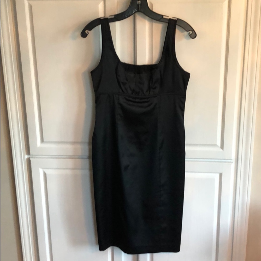 Black knee length dress